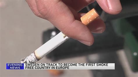 Sweden close to becoming first ‘smoke free’ country in Europe as daily use of cigarettes dwindles